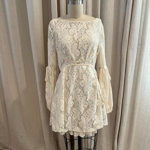 Free People lacey white dress